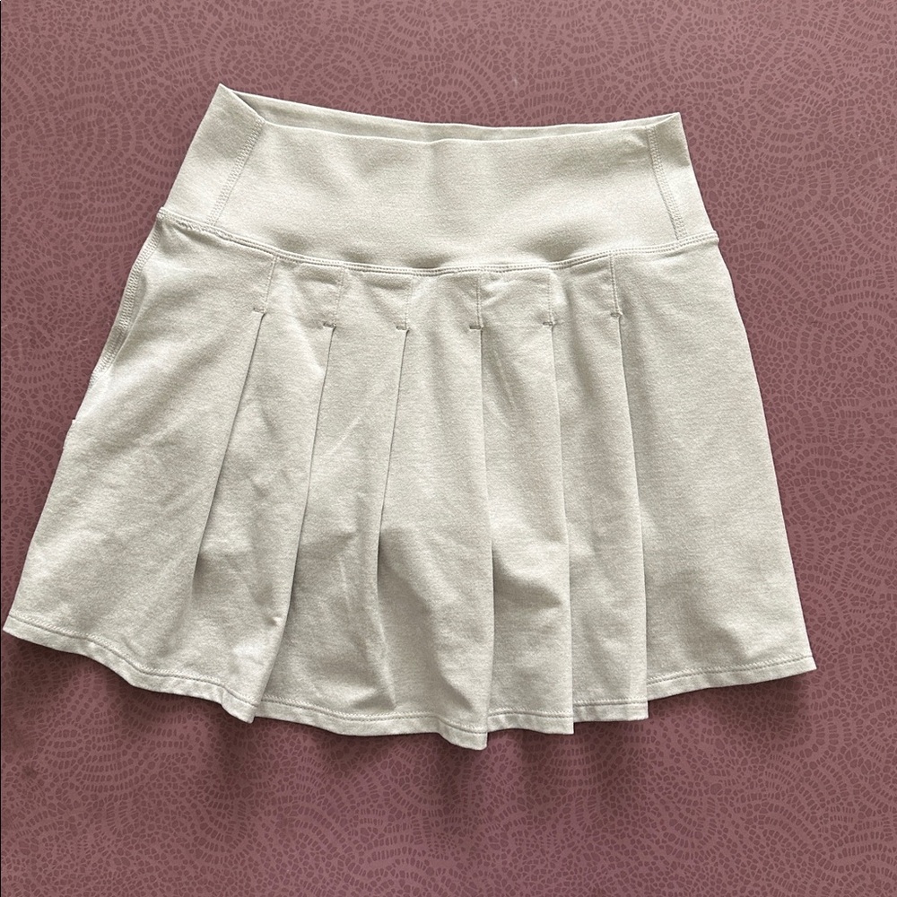 Vuori Halo Performance Skirt, Salt Heather, XXS - Picture 2 of 3